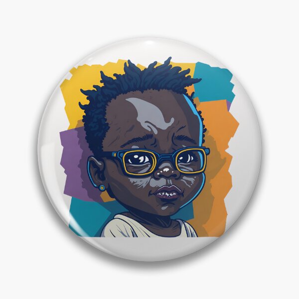 Item preview, Adorable African Baby Boy designed and sold by Hashdo.