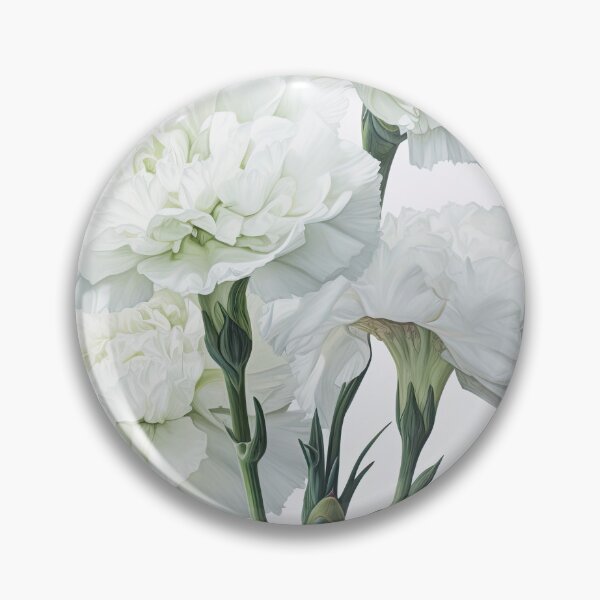 Item preview, White Carnations  designed and sold by Vanover Designs.