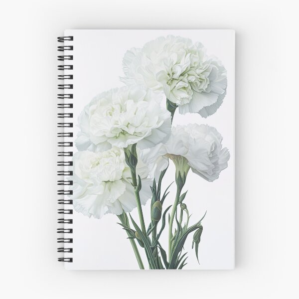 Item preview, White Carnations  designed and sold by Vanover Designs.