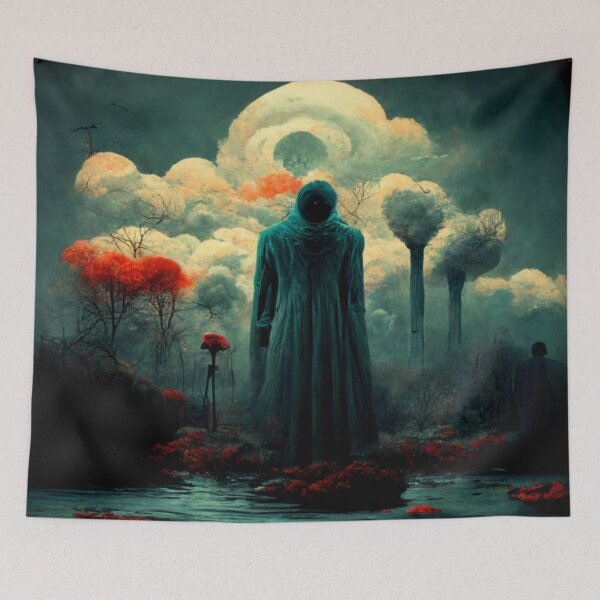 Item preview, Nightmarish Entity - Digital Surrealist Horror Art designed and sold by Neitherworld-BJ.