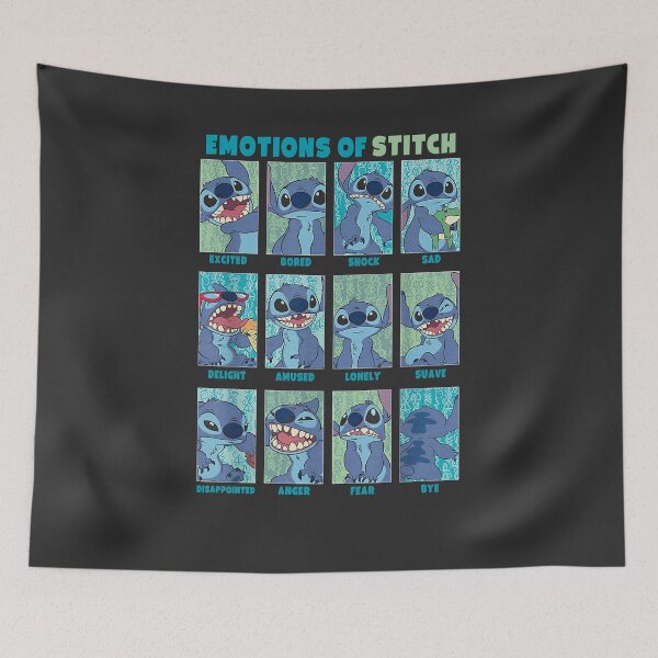 Artikelvorschau, Lilo & Stitch Emotions of Stitch Panels entworfen und verkauft von JeanHillz.