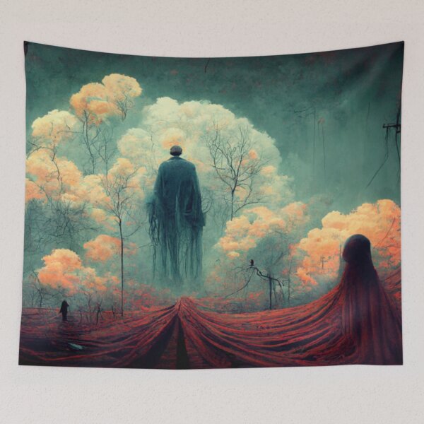 Item preview, Surrealist Nightmare - Digital Horror Art of a Creepy Old Entity designed and sold by Neitherworld-BJ.