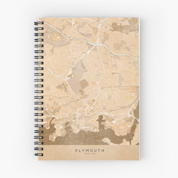 Item preview, Map of Poole (England) in sepia vintage style designed and sold by blursbyai.