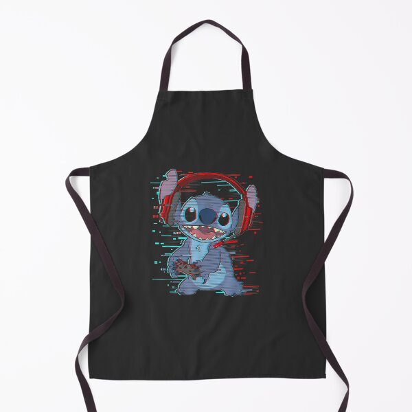 Aperçu de l'œuvre Casque et contrôleur Lilo & Stitch Gamer Glitch créée et vendue par JeanHillz.