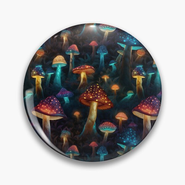 Item preview, Magic Glowing Mushrooms designed and sold by KitsoBerry.