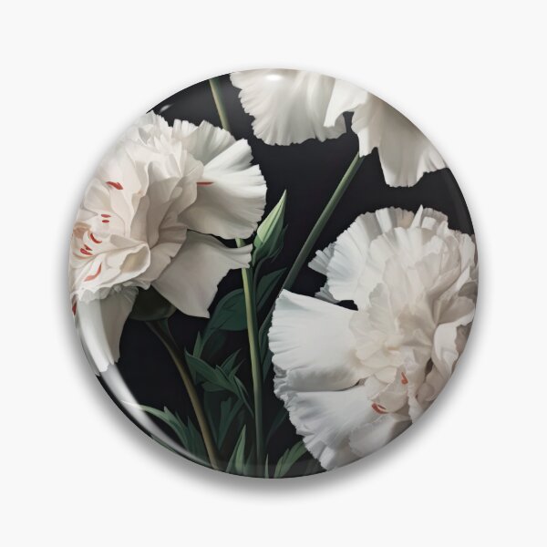 Item preview, White Carnations  designed and sold by Vanover Designs.