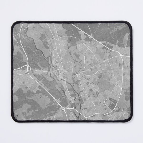 Item preview, Map of Oxford (England) in gray vintage style designed and sold by blursbyai.