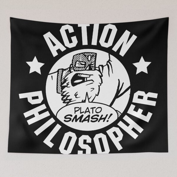 Item preview, Action Philosopher PLATO SMASH! designed and sold by Ryan Dunlavey.