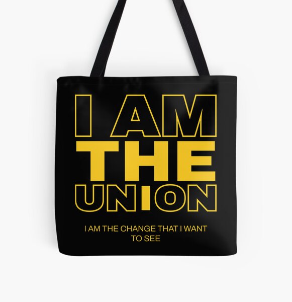 Aperçu de l'œuvre Je suis le mouvement syndicaliste Édition Black Out créée et vendue par Solidarity-Shop.
