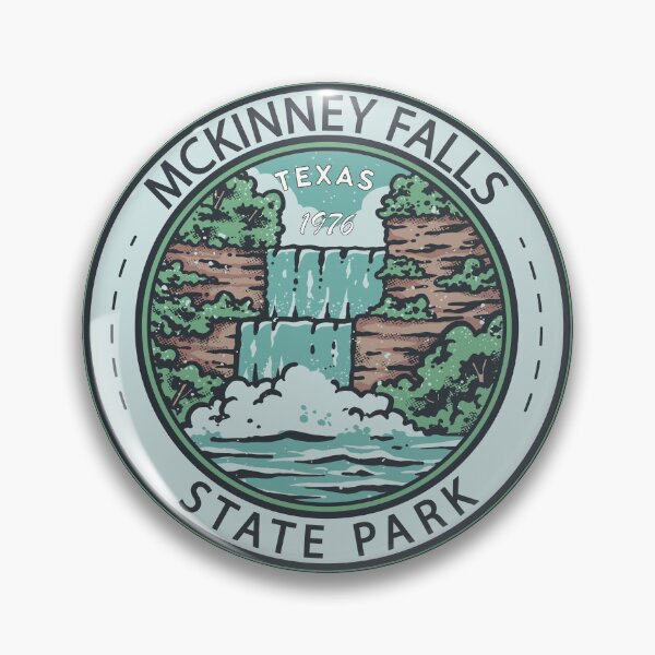Item preview, McKinney Falls State Park Texas Badge designed and sold by KrisSidDesigns.