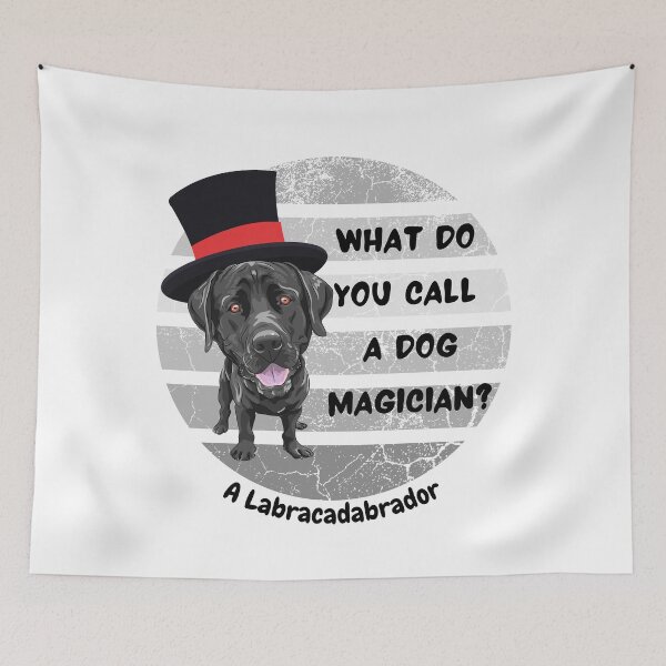Item preview, What Do You Call A Dog Magician? Corny Father's Day designed and sold by BrinaandPops.
