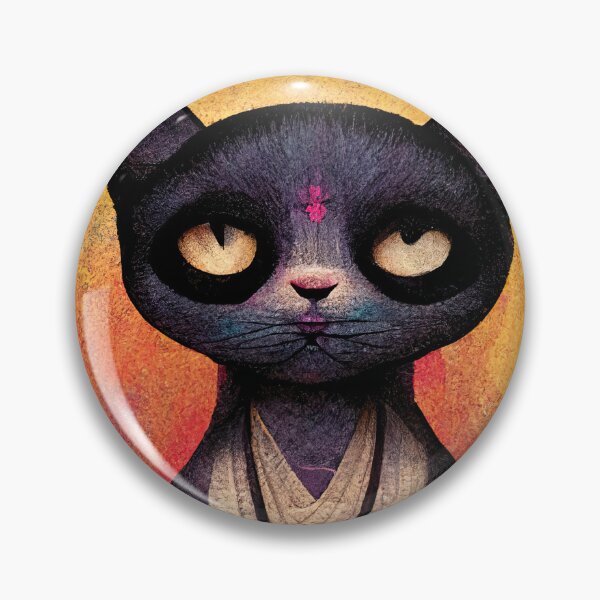 Item preview, Maxila the black yoga cat designed and sold by Pixelboys.
