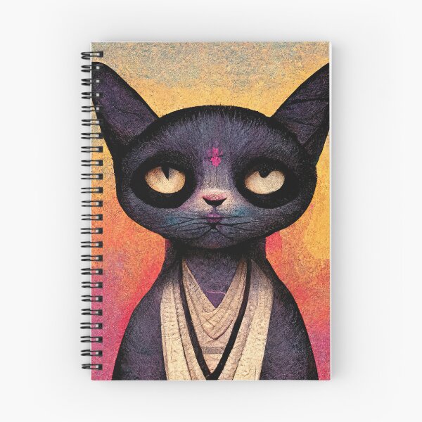 Item preview, Maxila the black yoga cat designed and sold by Pixelboys.
