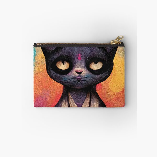 Item preview, Maxila the black yoga cat designed and sold by Pixelboys.