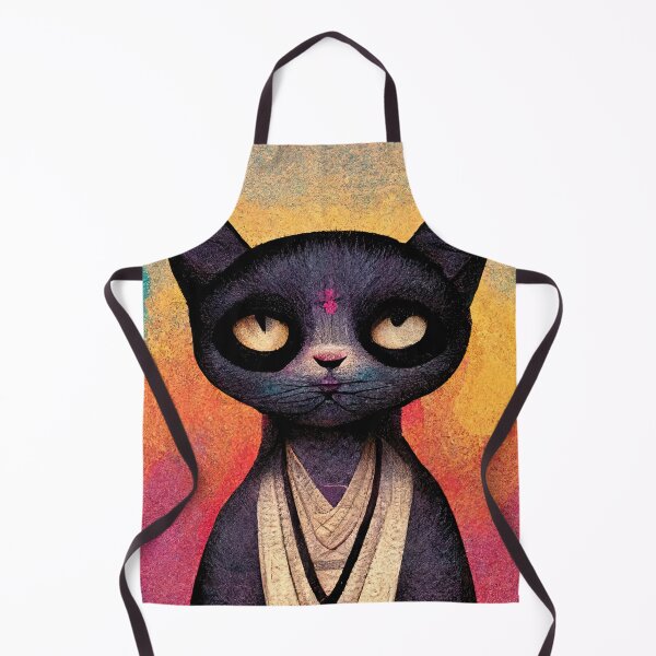 Item preview, Maxila the black yoga cat designed and sold by Pixelboys.
