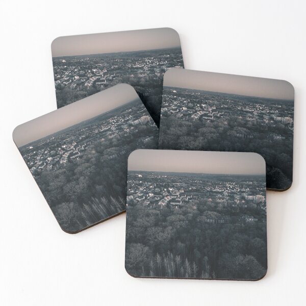 Item preview, Drone Photography - Apocalyptic Dark View of a City designed and sold by TRex-Landscapes.