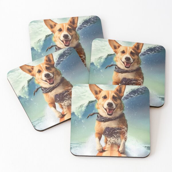 Item preview, SURFING DOG - RIDE THE WILD WAVE! (1) designed and sold by atzek.