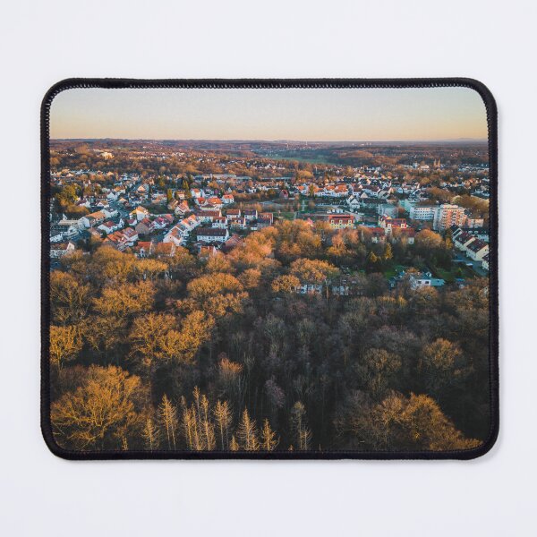 Item preview, Drone Photography - Golden Hour Cityscape View designed and sold by TRex-Landscapes.