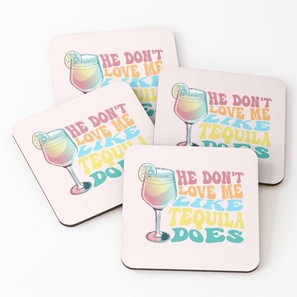 Item preview, He don't love me like tequila does love tequila funny tequila pun tequila lover designed and sold by Artyselley.