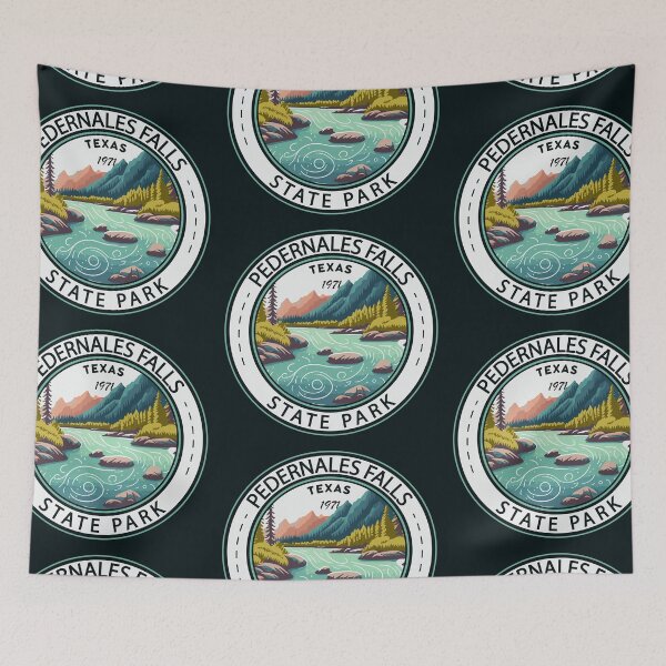 Item preview, Pedernales Falls State Park Texas Badge designed and sold by KrisSidDesigns.