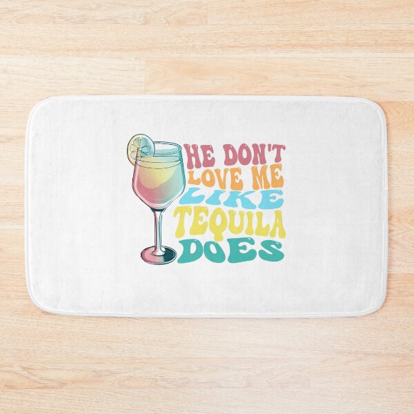 Item preview, He don't love me like tequila does love tequila funny tequila pun tequila lover designed and sold by Artyselley.