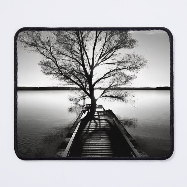 Item preview, Black and White photo of a pier. designed and sold by RoseShop2093.