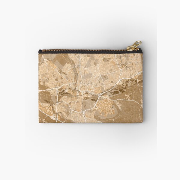 Item preview, Map of Northampton (England) in sepia vintage style designed and sold by blursbyai.