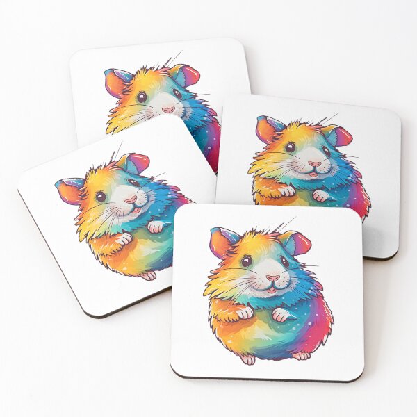 Item preview, Colorful Hamster of Cuddliness designed and sold by RandomForestBot.