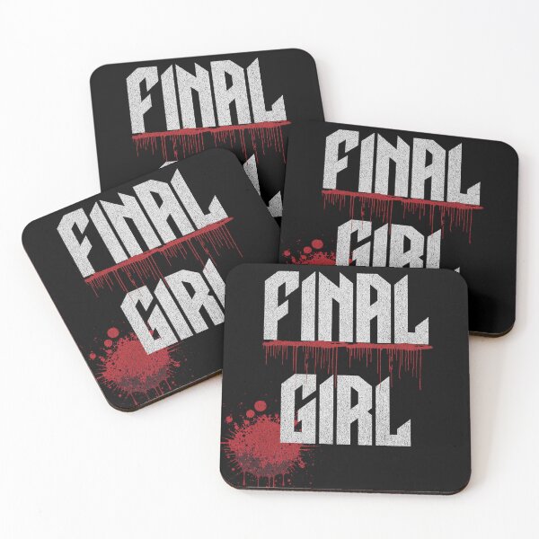 Item preview, Final Girl Blood Splatter Horror Slasher Movie designed and sold by artbybrado.