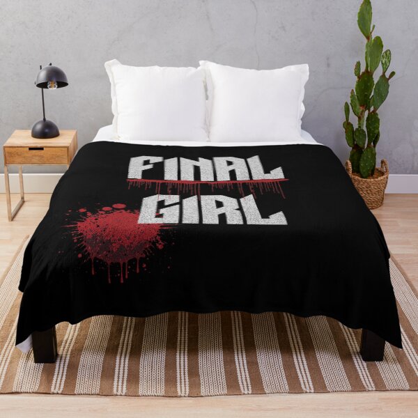 Item preview, Final Girl Blood Splatter Horror Slasher Movie designed and sold by artbybrado.