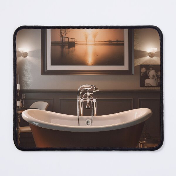 Item preview, Photograph bathtub in bathroom designed and sold by RoseShop2093.