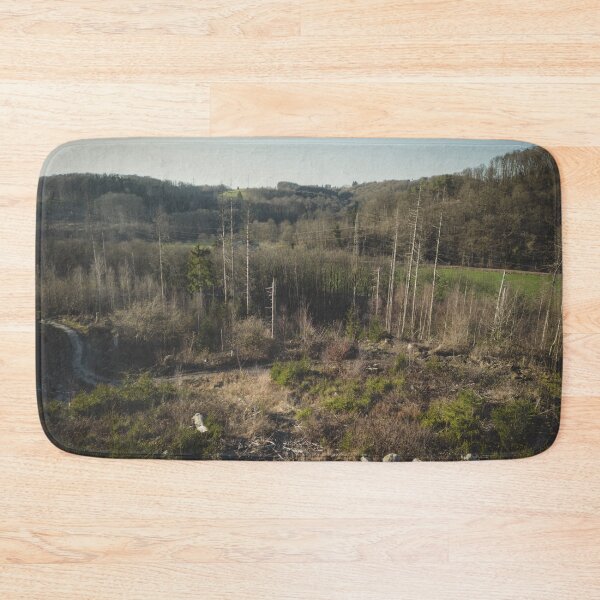 Item preview, Drone Photography - Cleared Forest with a Winding Hiking Trail designed and sold by TRex-Landscapes.