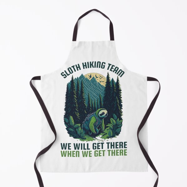 Item preview, Sloth Hiking Team We Will Get There When We Get There designed and sold by HelioWears.