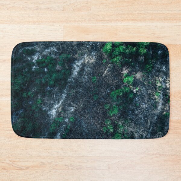 Item preview, Drone Photography - Aerial View of Lush Green Shrubs and Timid Sun Rays at Sunset designed and sold by TRex-Landscapes.