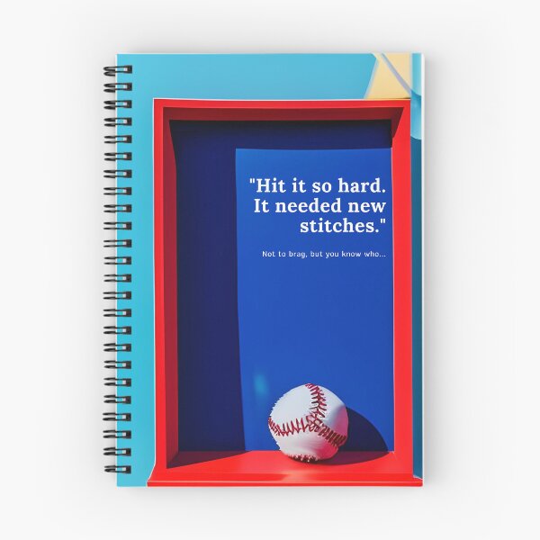 Item preview, Smashed baseball showcased with quote of a hard hitter designed and sold by EngineerCreates.