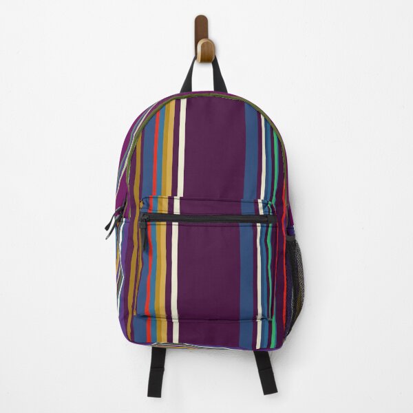Item preview, Colorful Stripes Scenic Repose Purple designed and sold by elan-studios.