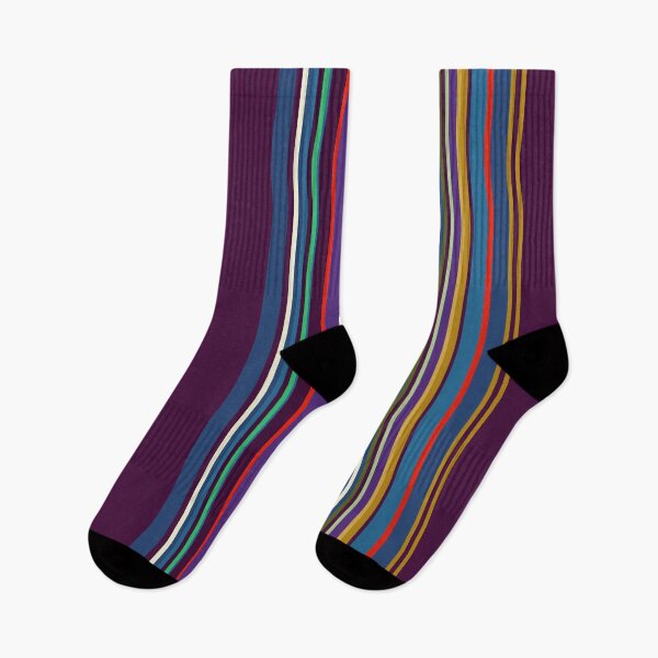 Item preview, Colorful Stripes Scenic Repose Purple designed and sold by elan-studios.