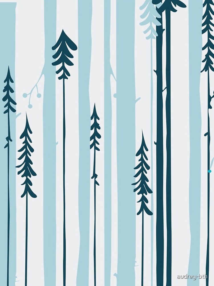 Thumbnail 4 of 4, iPhone Case, PASTEL FOREST designed and sold by audrey-bth.