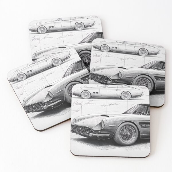 Item preview, Sketch Design Concept Ferrari 275 GTB Gran Turismo Fan Art designed and sold by NanarodsDesign.