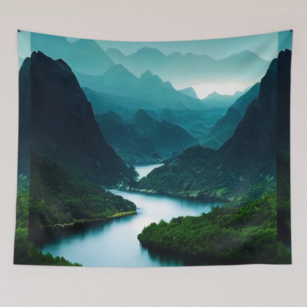 Item preview, the Amazon River and Mountain the Amazonian Landscape designed and sold by Bb-gl.