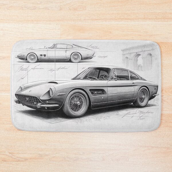 Item preview, Sketch Design Concept Ferrari 275 GTB Gran Turismo Fan Art designed and sold by NanarodsDesign.