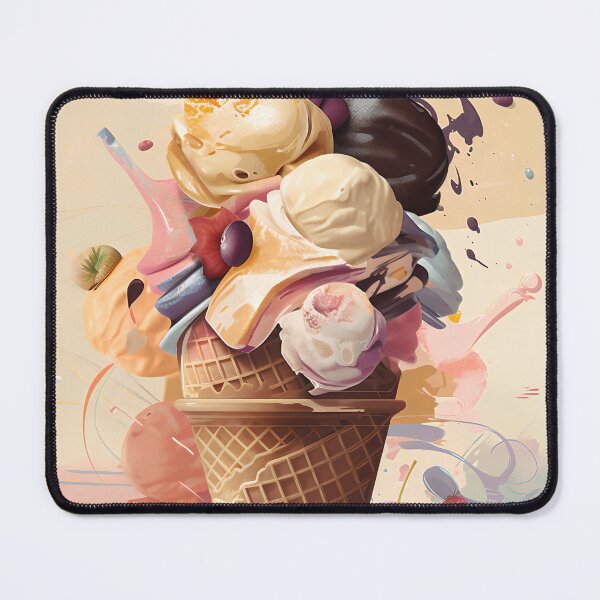 Item preview, Ice Cream Illustration designed and sold by RoseShop2093.