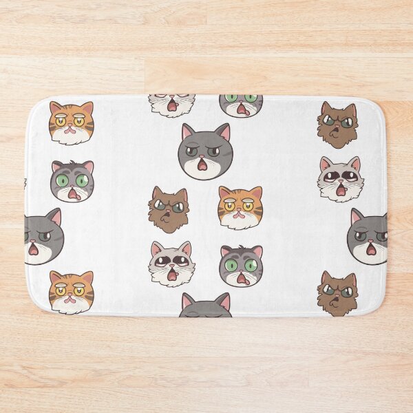 Item preview, Cats Faces Surprised Expressions designed and sold by StickerWorlds.
