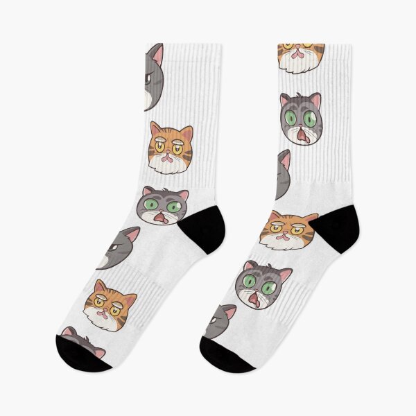 Item preview, Cats Faces Surprised Expressions designed and sold by StickerWorlds.