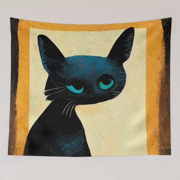 Item preview, Betcha I Cat Abstract designed and sold by MythicPrompts.