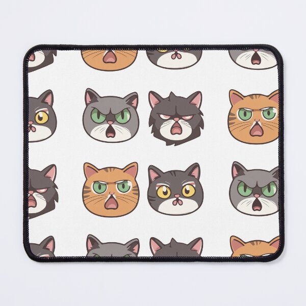 Item preview, Cats Angry Faces Expressions designed and sold by StickerWorlds.