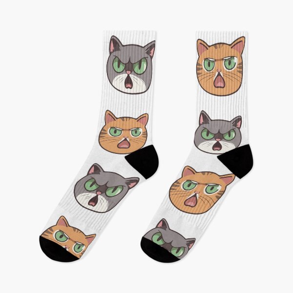 Item preview, Cats Angry Faces Expressions designed and sold by StickerWorlds.