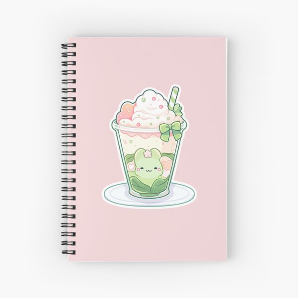 Aperçu de l'œuvre Mignon sakura matcha frapuccino créée et vendue par Kinako Studio.