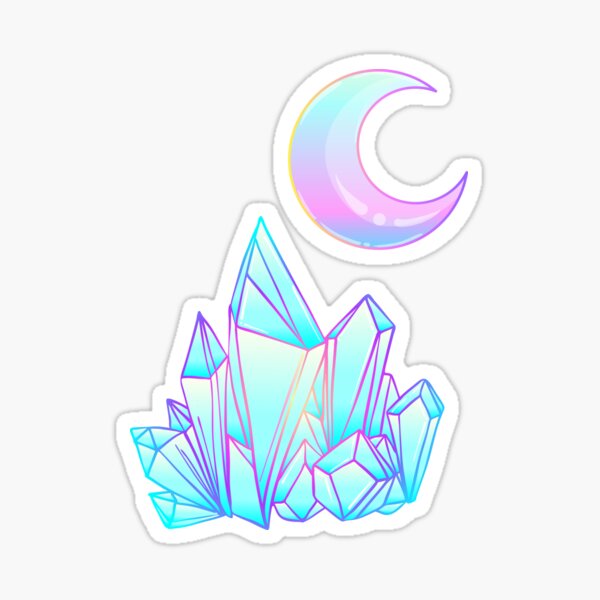 Crystals Stickers by Marina Demidova, Redbubble