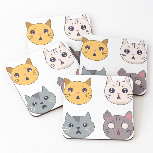 Item preview, Cat Face Expressions Stickers Pack designed and sold by StickerWorlds.